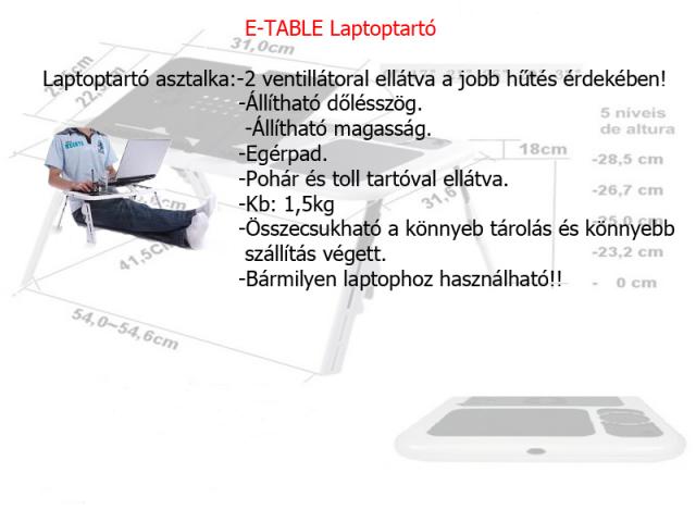 Laptop Asztal